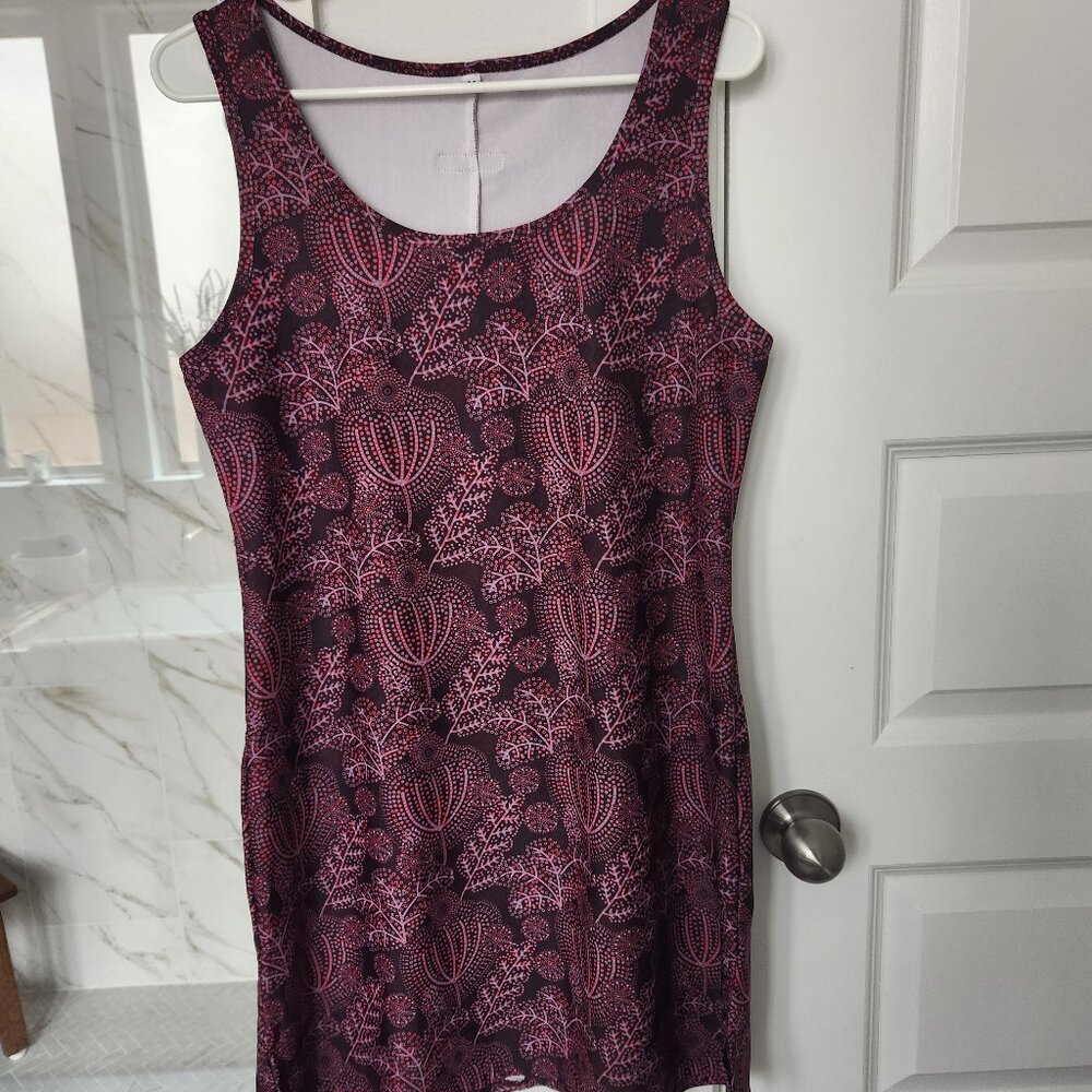 Nuu Muu Scoop Sleeveless “Joy” Print Athletic Dress size medium